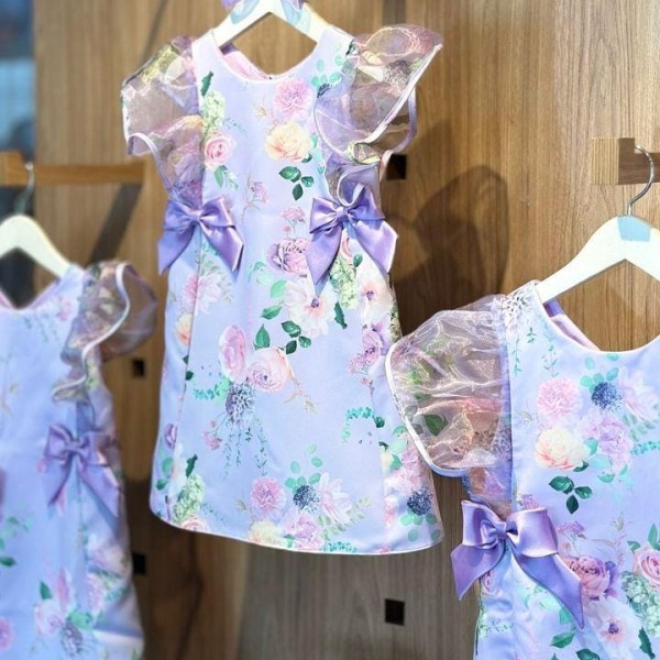 Vestido Floral Lilas